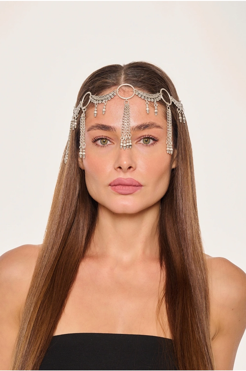 Kiraz Silver Plated Head Accessory