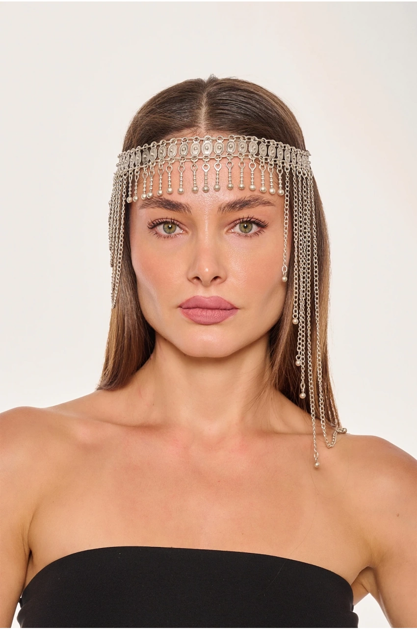Kiraz Silver Plated Head Accessory