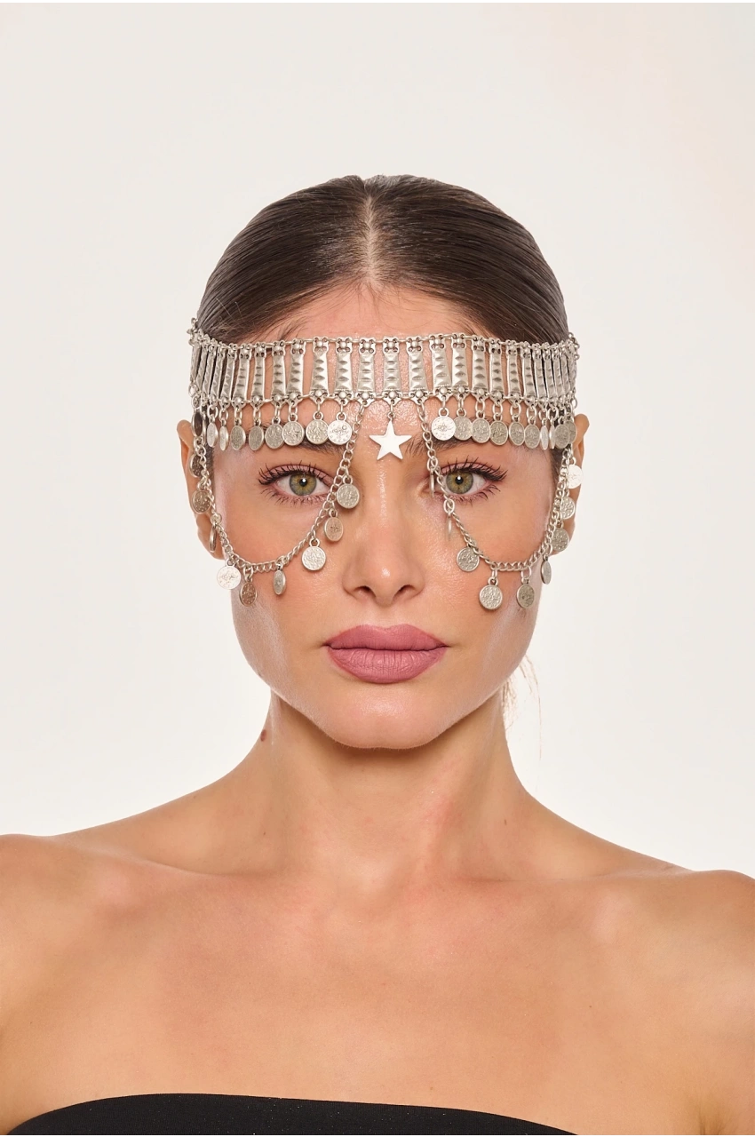 Kiraz Silver Plated Head Accessory