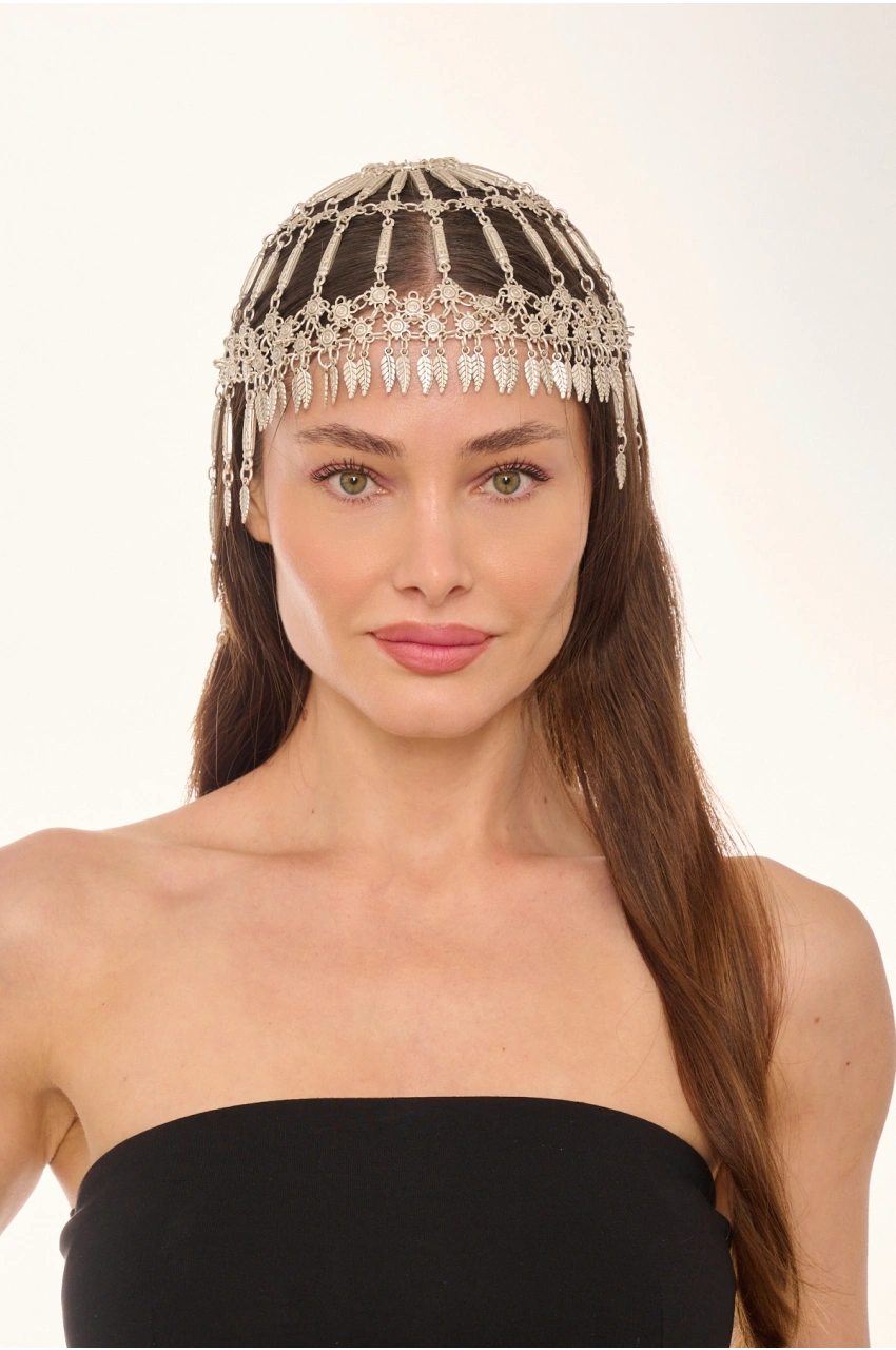 Kiraz Silver Plated Head Accessory