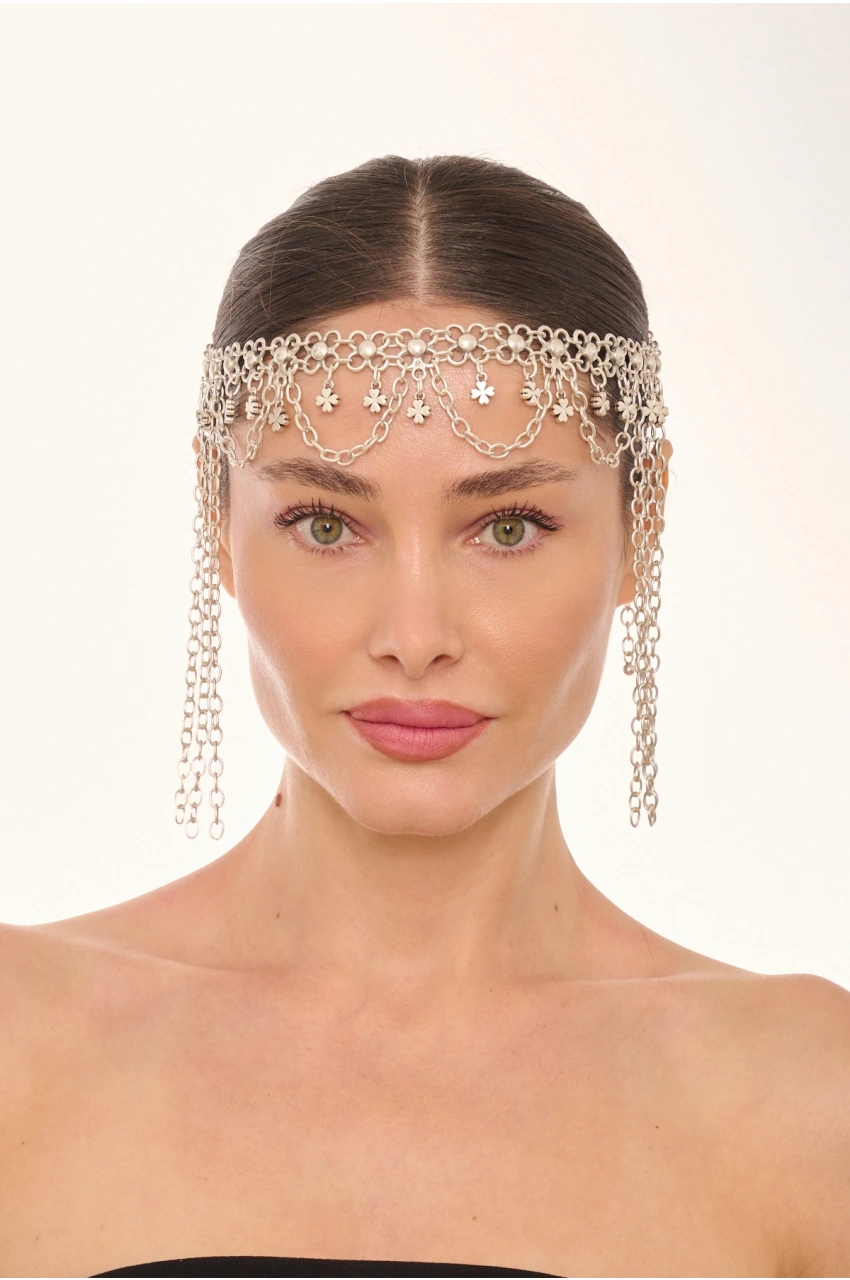 Kiraz Silver Plated Head Accessory