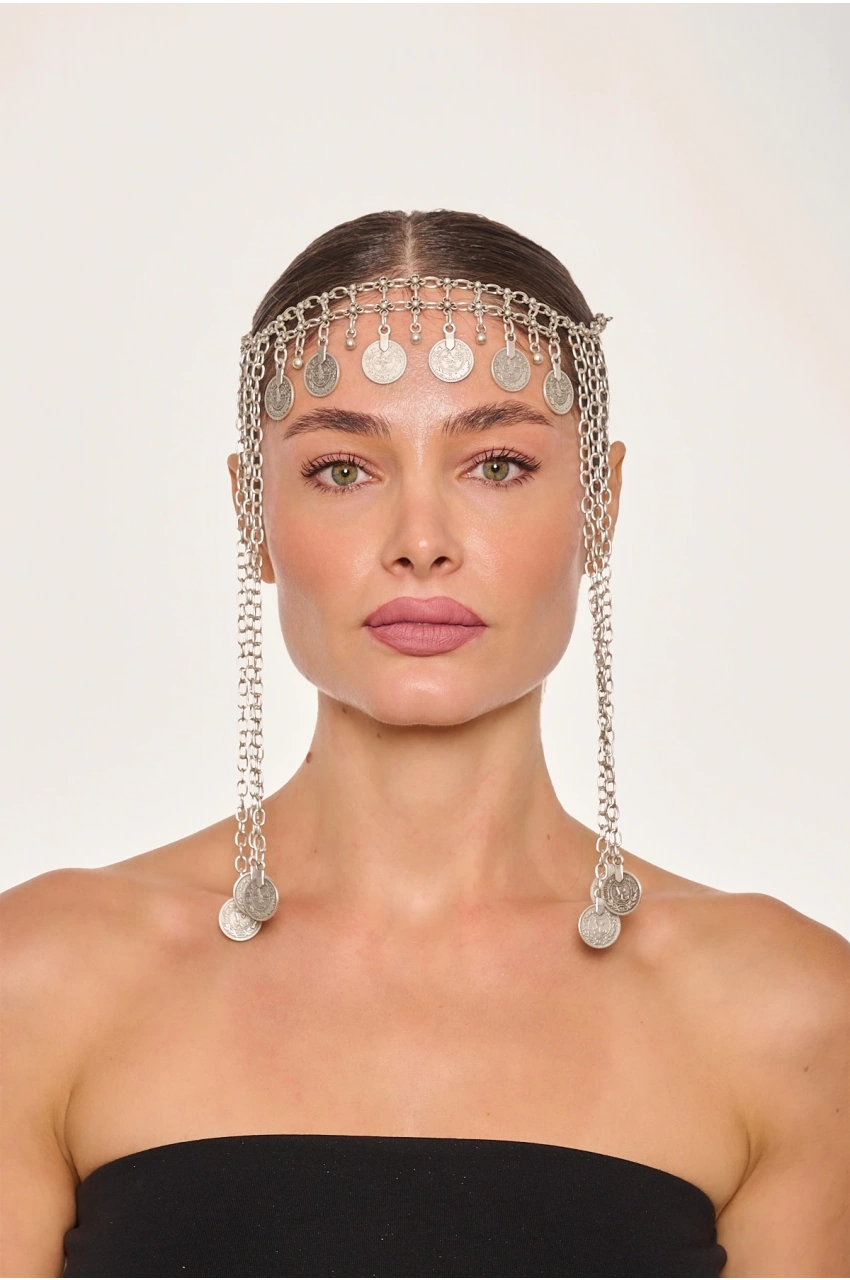 Kiraz Silver Plated Head Accessory