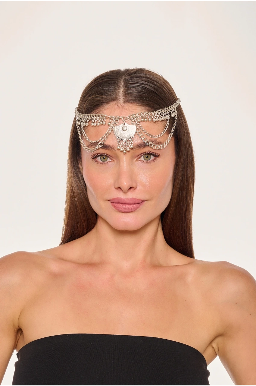 Kiraz Silver Plated Head Accessory