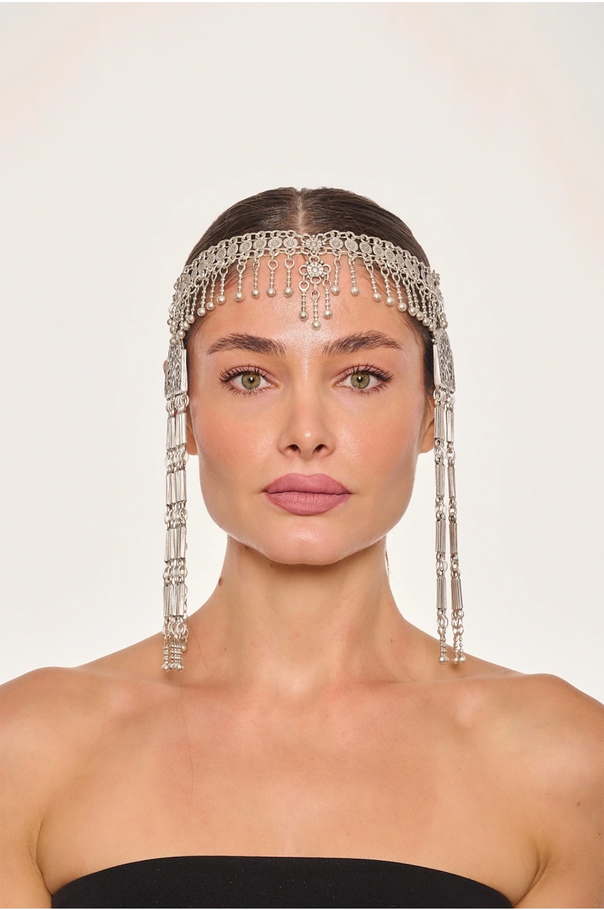 Kiraz Silver Plated Head Accessory