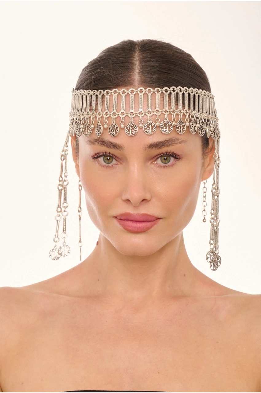 Kiraz Silver Plated Head Accessory