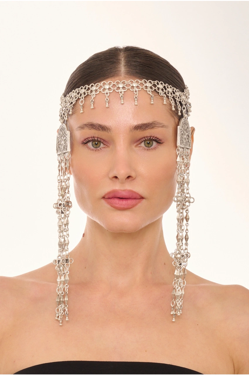 Kiraz Silver Plated Head Accessory
