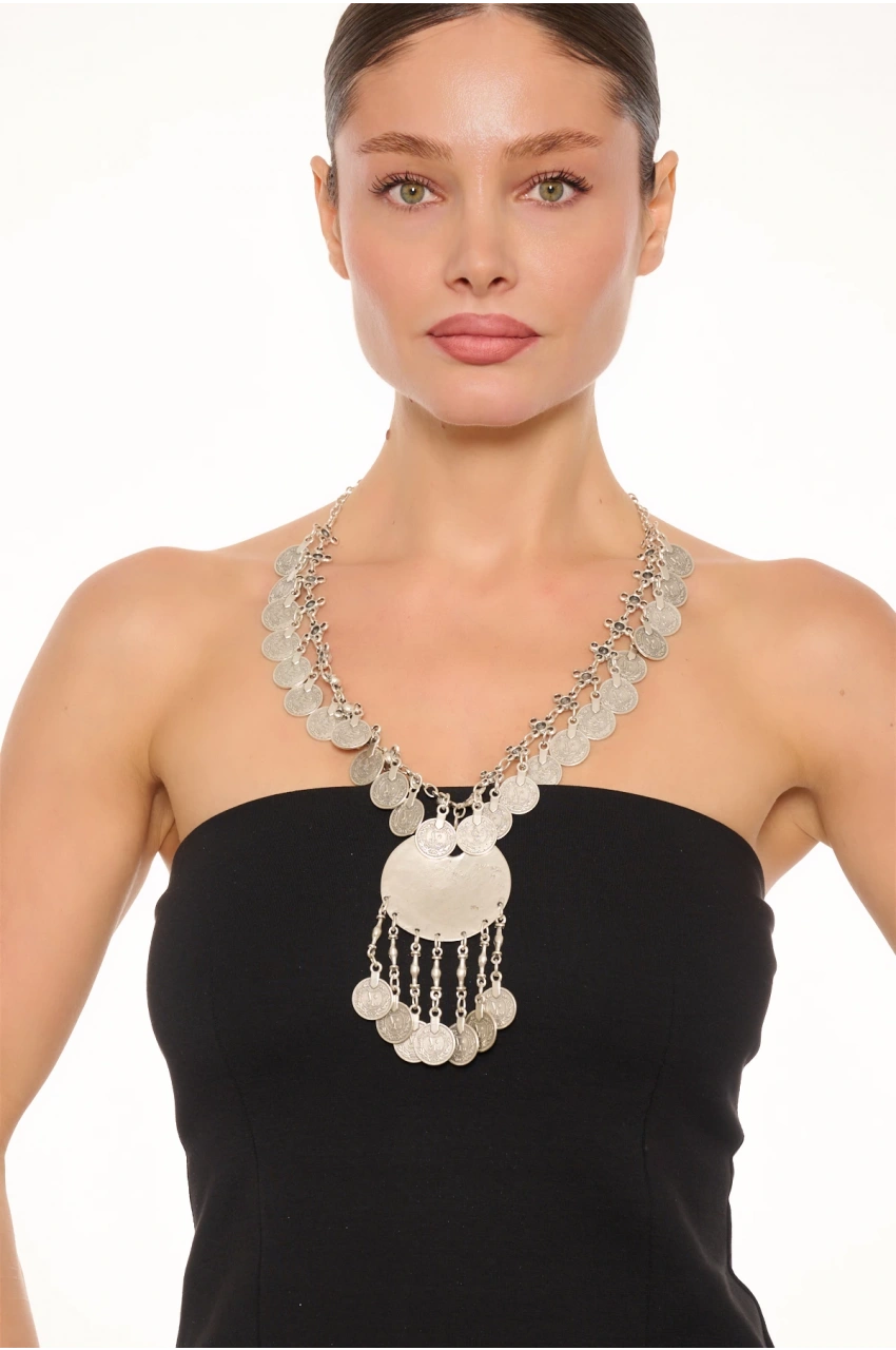 Kiraz Silver Plated Necklace