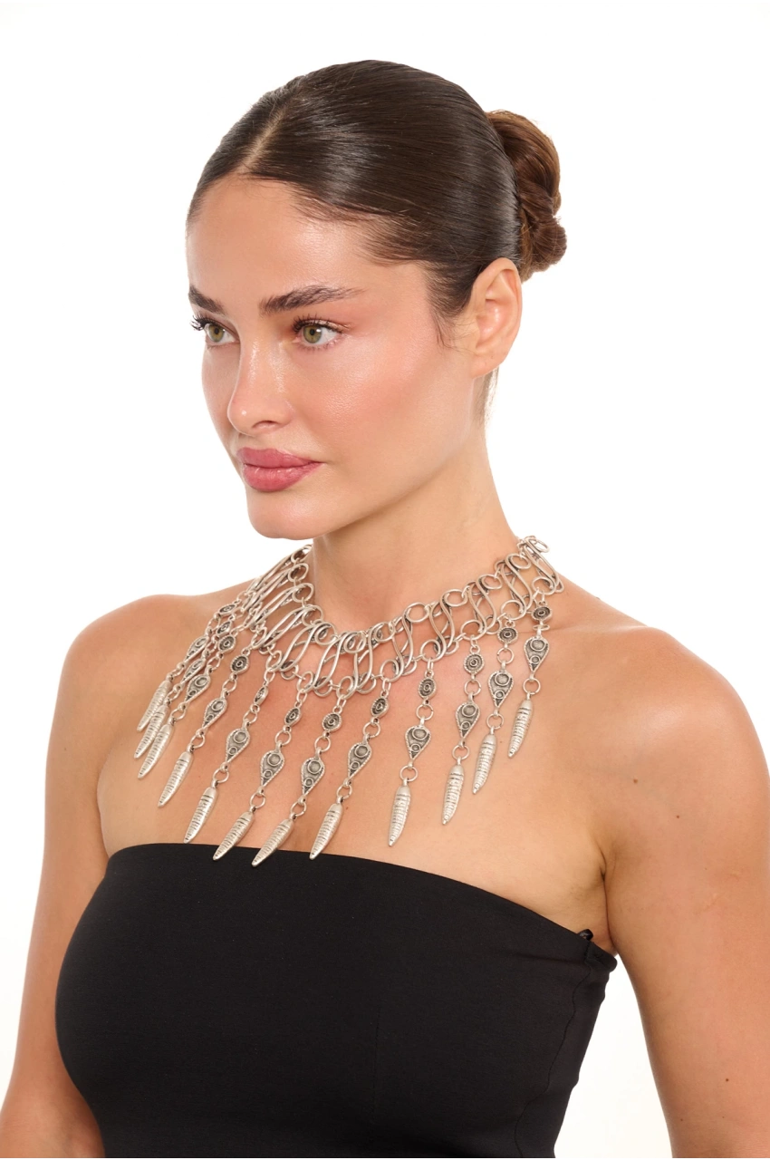 Kiraz Silver Plated Necklace