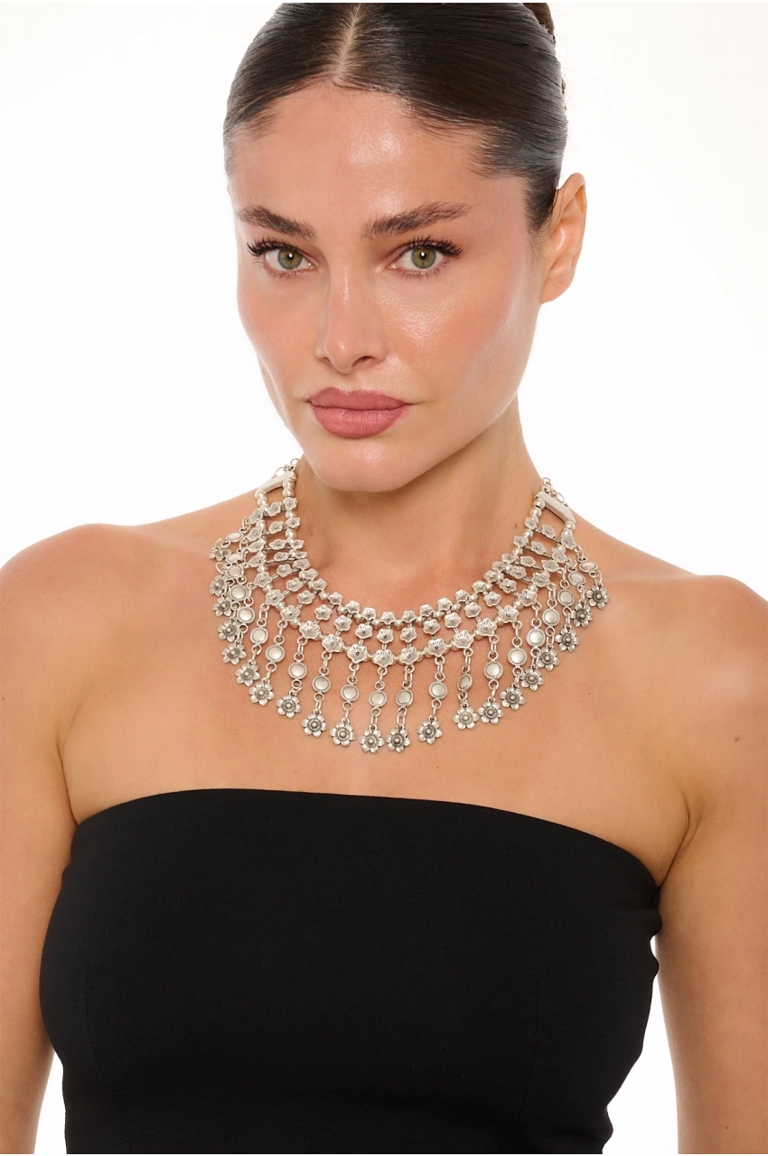 Kiraz Silver Plated Necklace