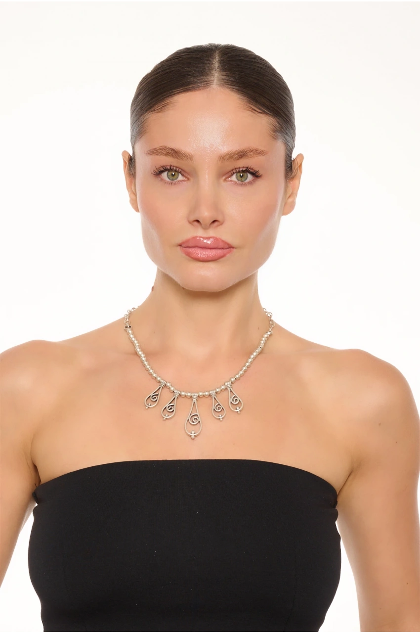 Kiraz Silver Plated Necklace