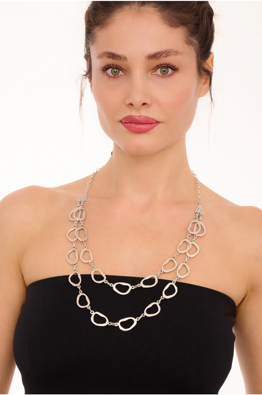 Kiraz Silver Plated Necklace