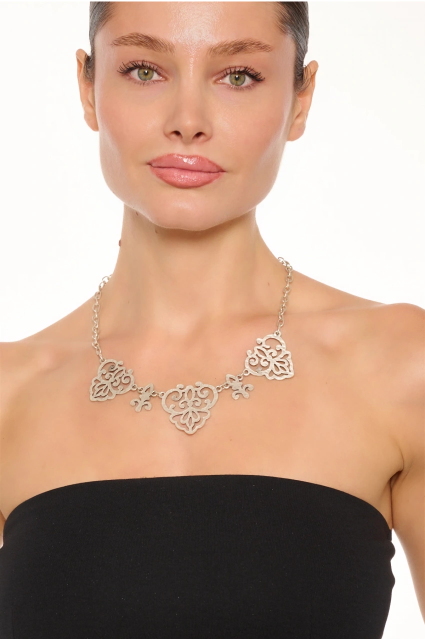 Kiraz Silver Plated Necklace