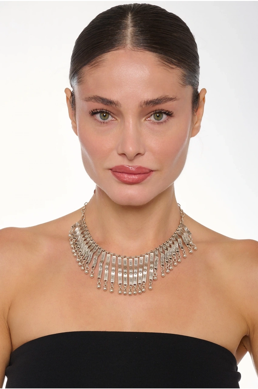 Kiraz Silver Plated Necklace