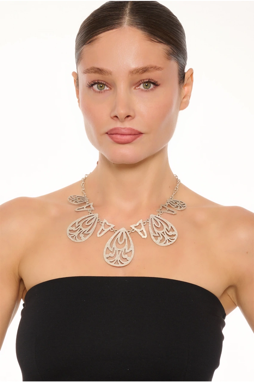 Kiraz Silver Plated Necklace