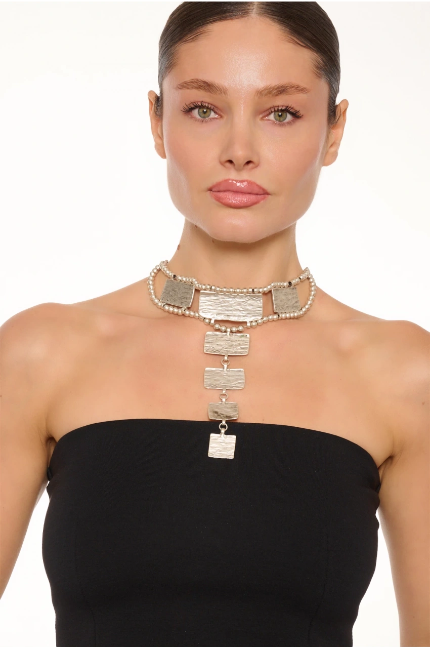 Kiraz Silver Plated Necklace