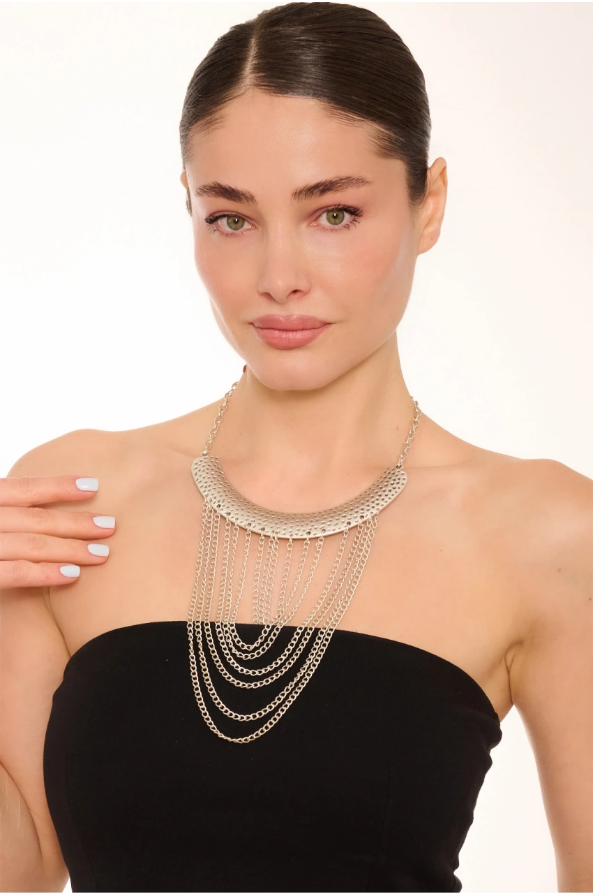 Kiraz Silver Plated Necklace