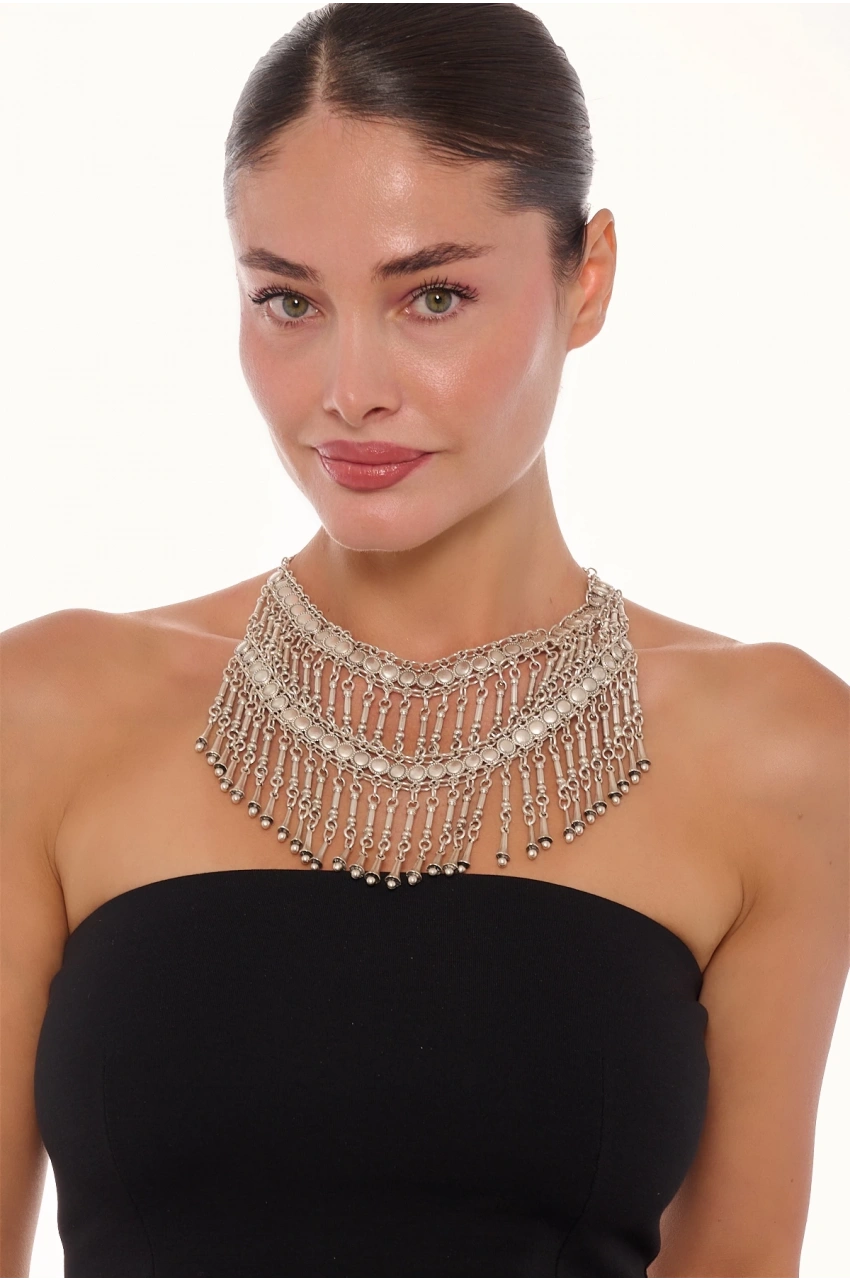 Kiraz Silver Plated Necklace