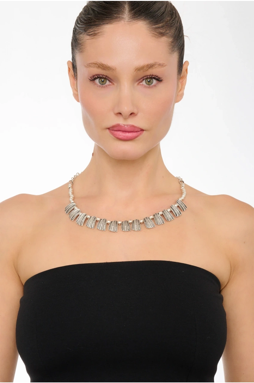 Kiraz Silver Plated Necklace