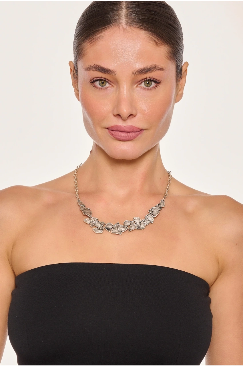 Kiraz Silver Plated Necklace