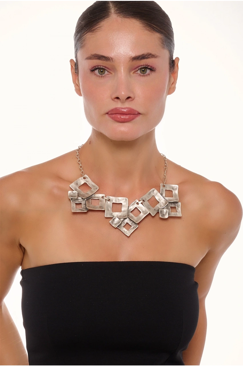 Kiraz Silver Plated Necklace