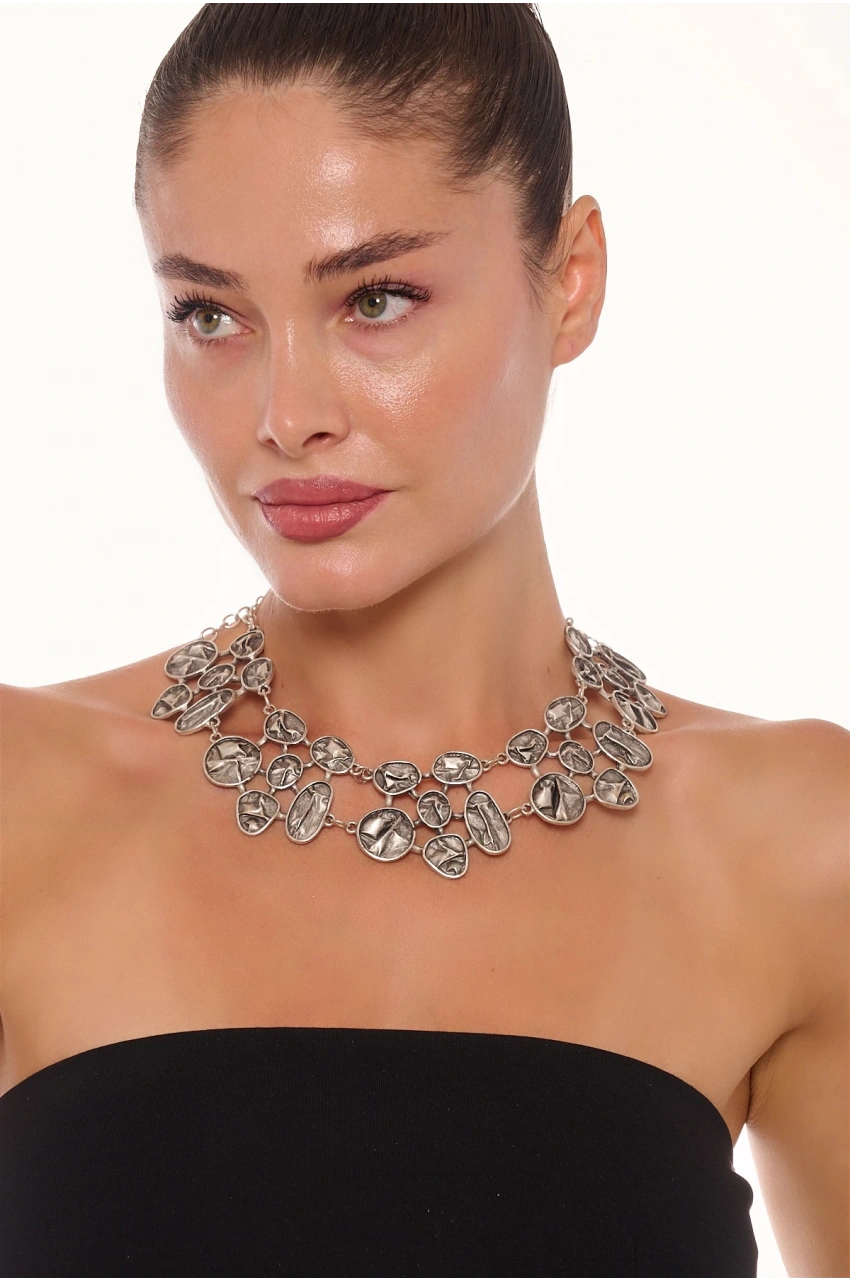 Kiraz Silver Plated Necklace