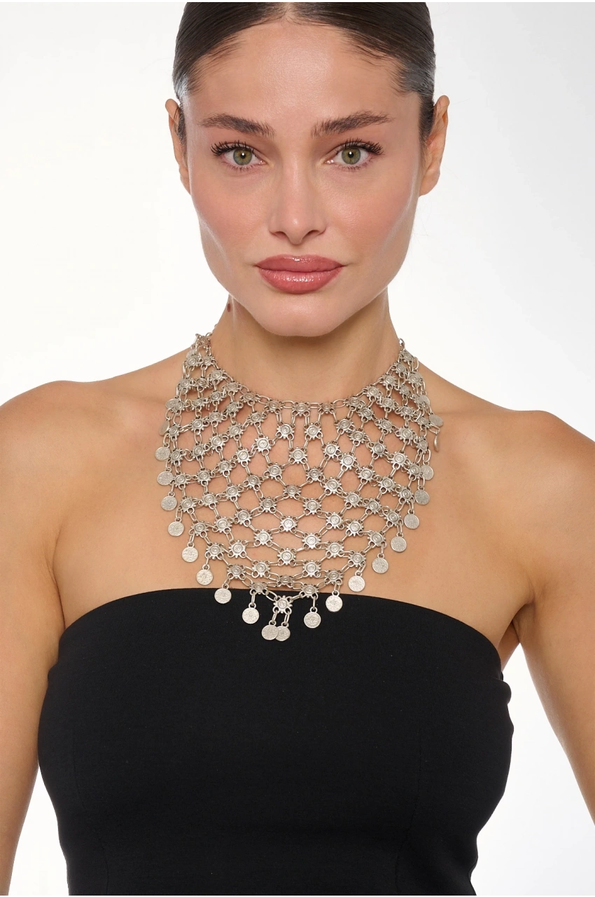 Kiraz Silver Plated Necklace