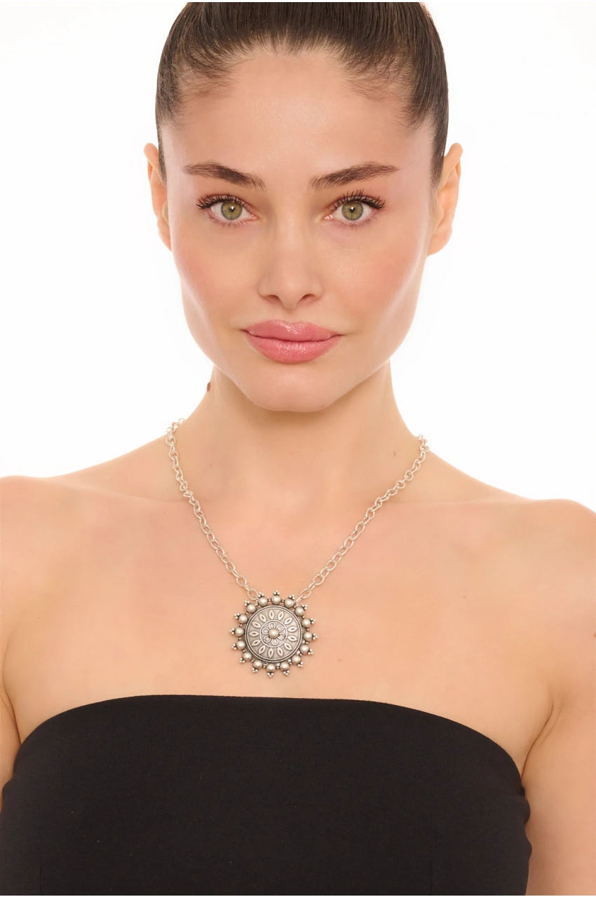 Kiraz Silver Plated Necklace