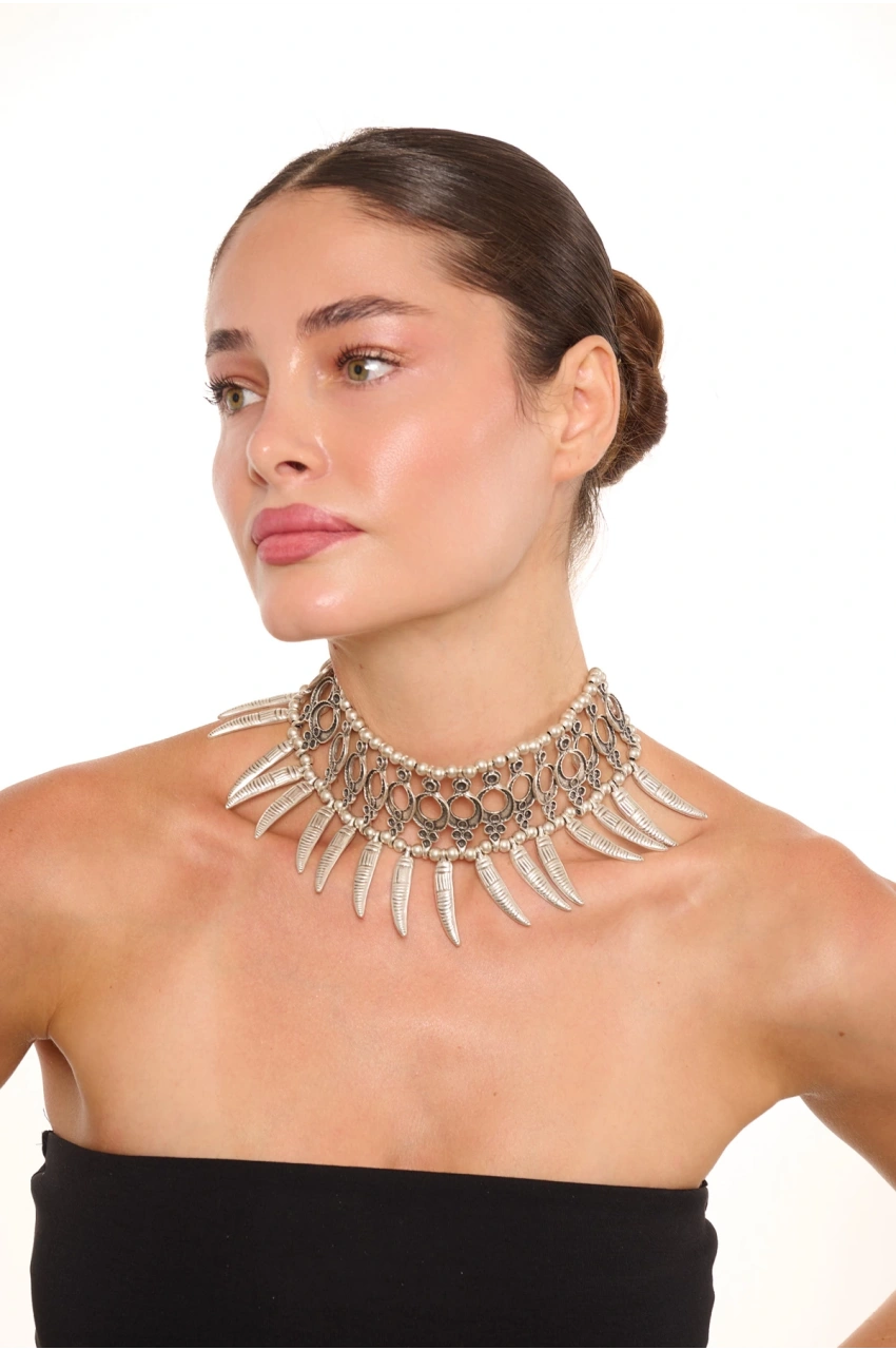 Kiraz Silver Plated Necklace