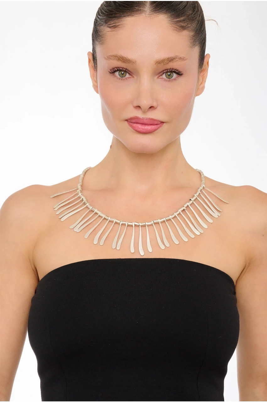 Kiraz Silver Plated Necklace