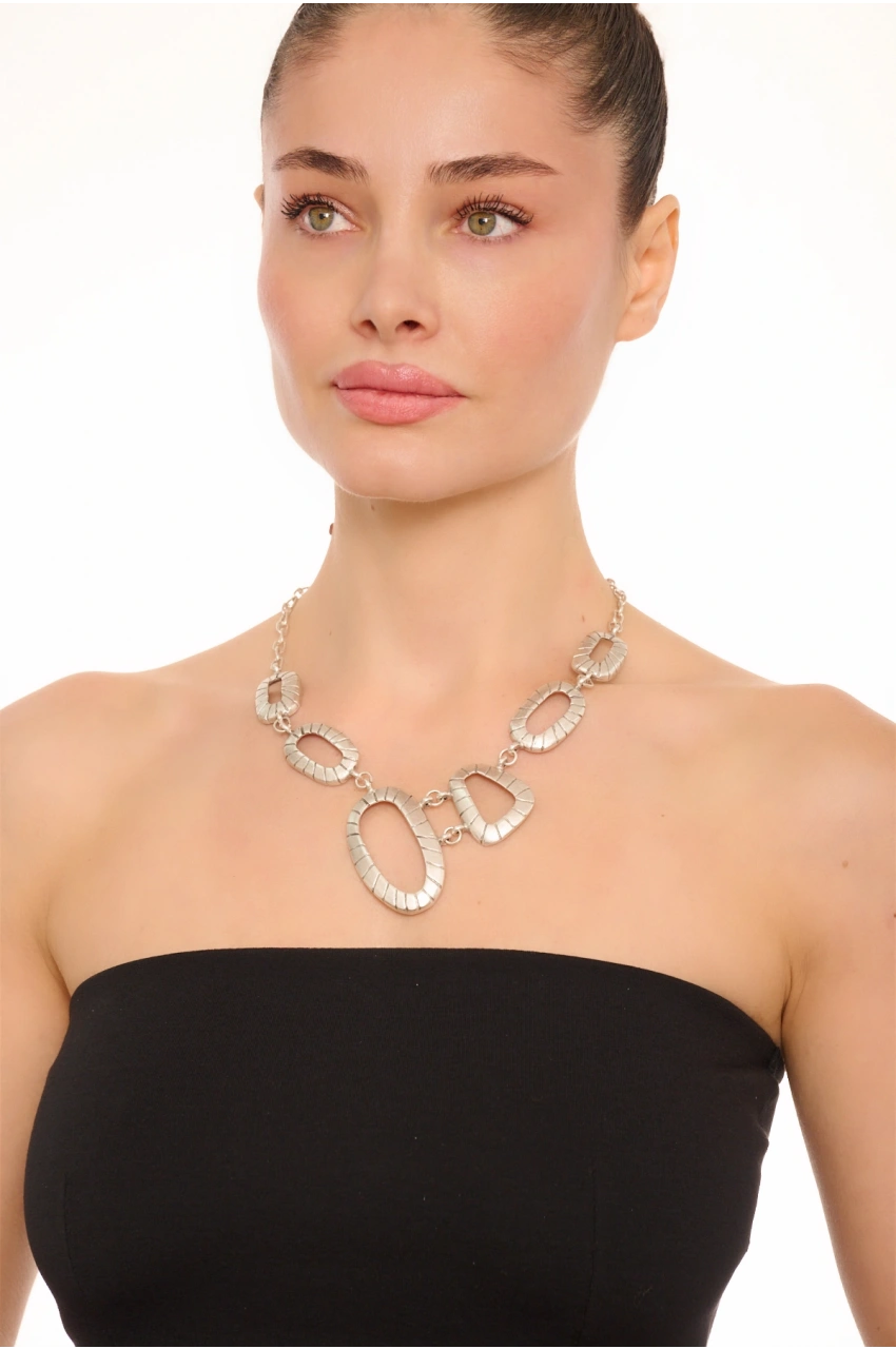 Kiraz Silver Plated Necklace