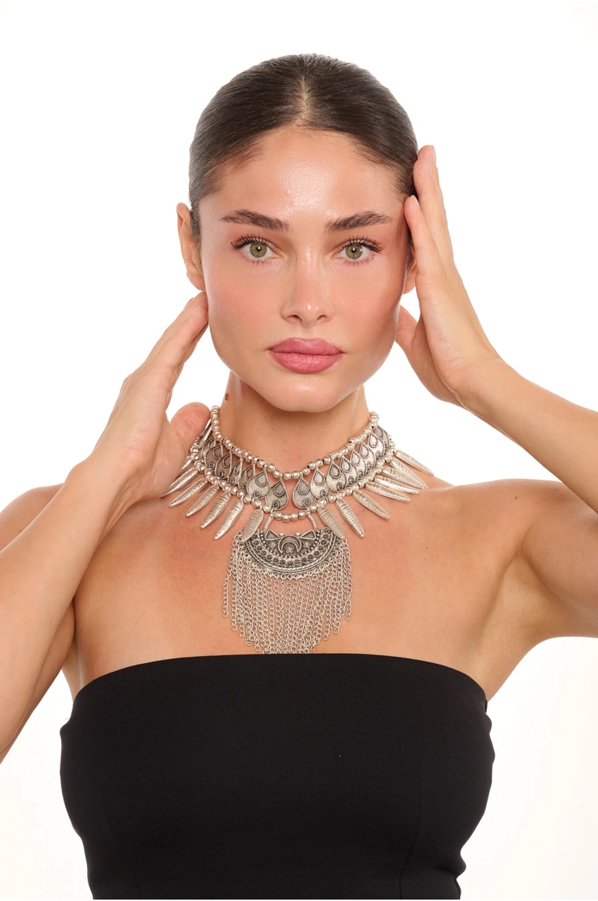 Kiraz Silver Plated Necklace