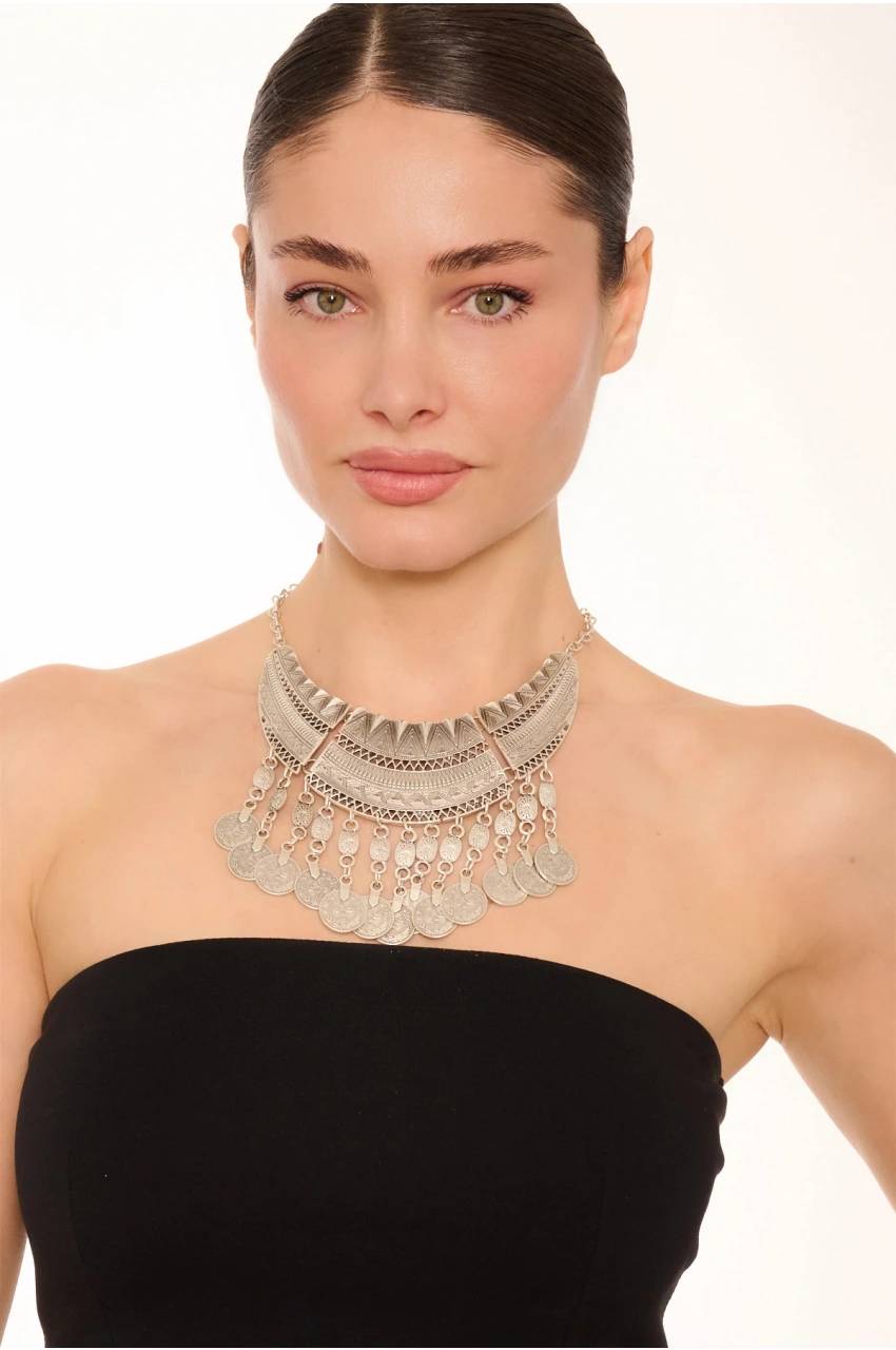 Kiraz Silver Plated Necklace