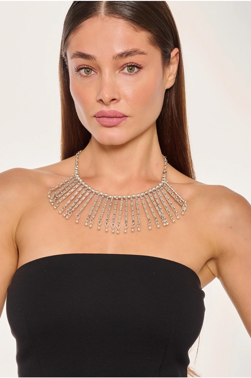 Kiraz Silver Plated Necklace