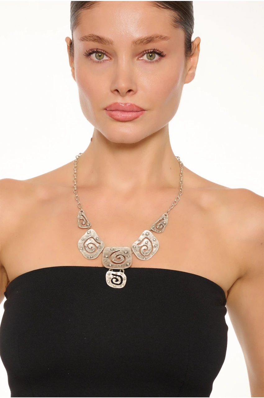 Kiraz Silver Plated Necklace