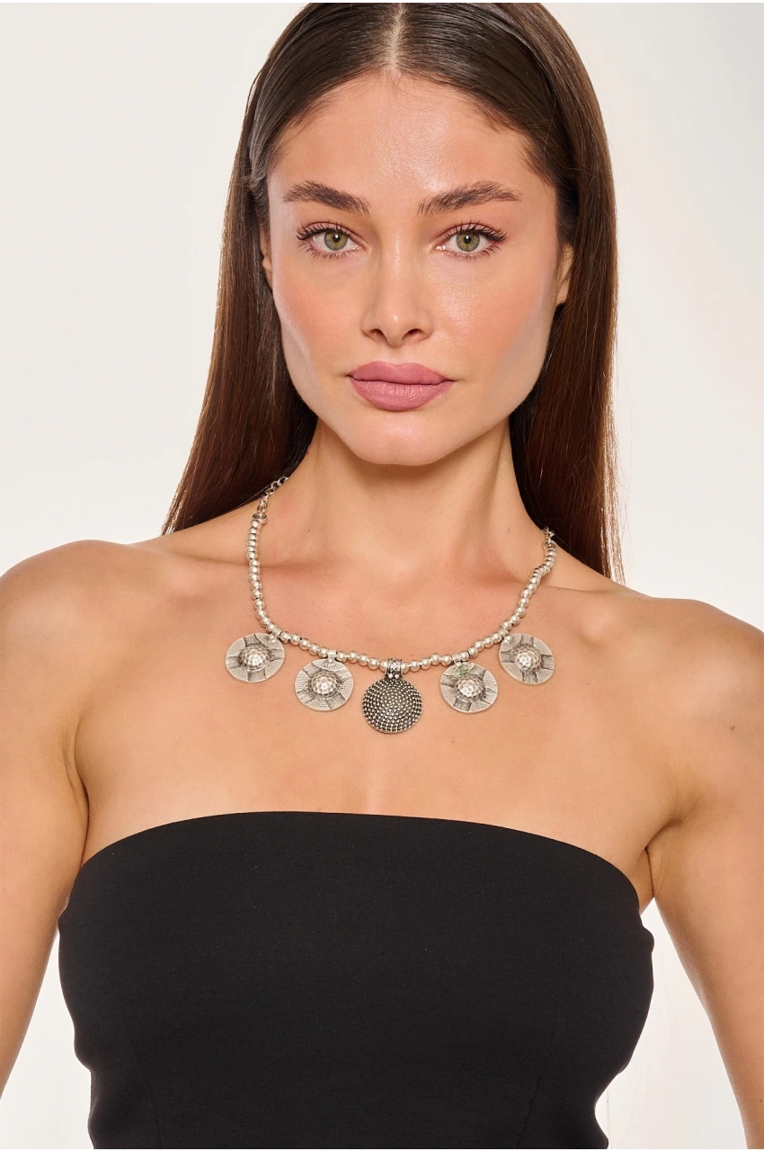 Kiraz Silver Plated Necklace