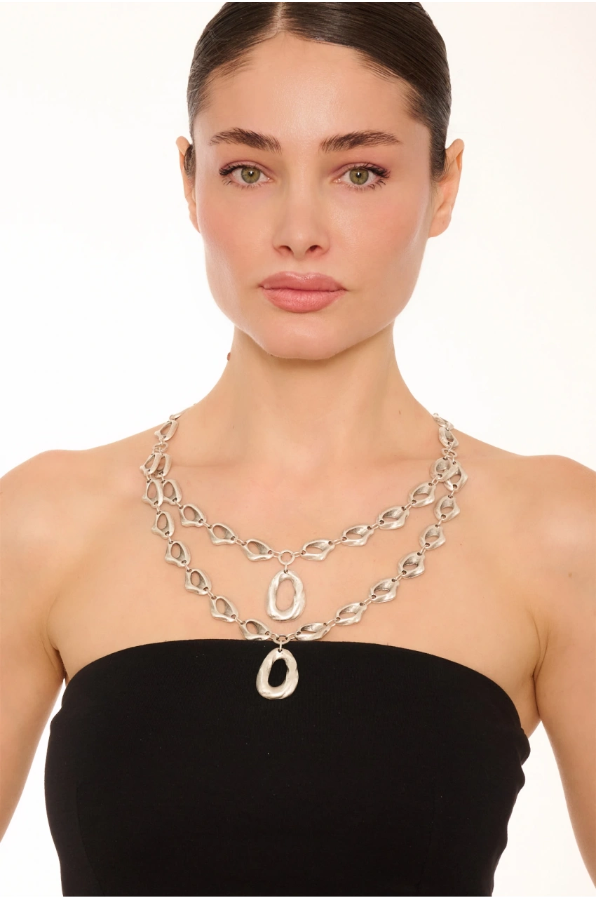 Kiraz Silver Plated Necklace