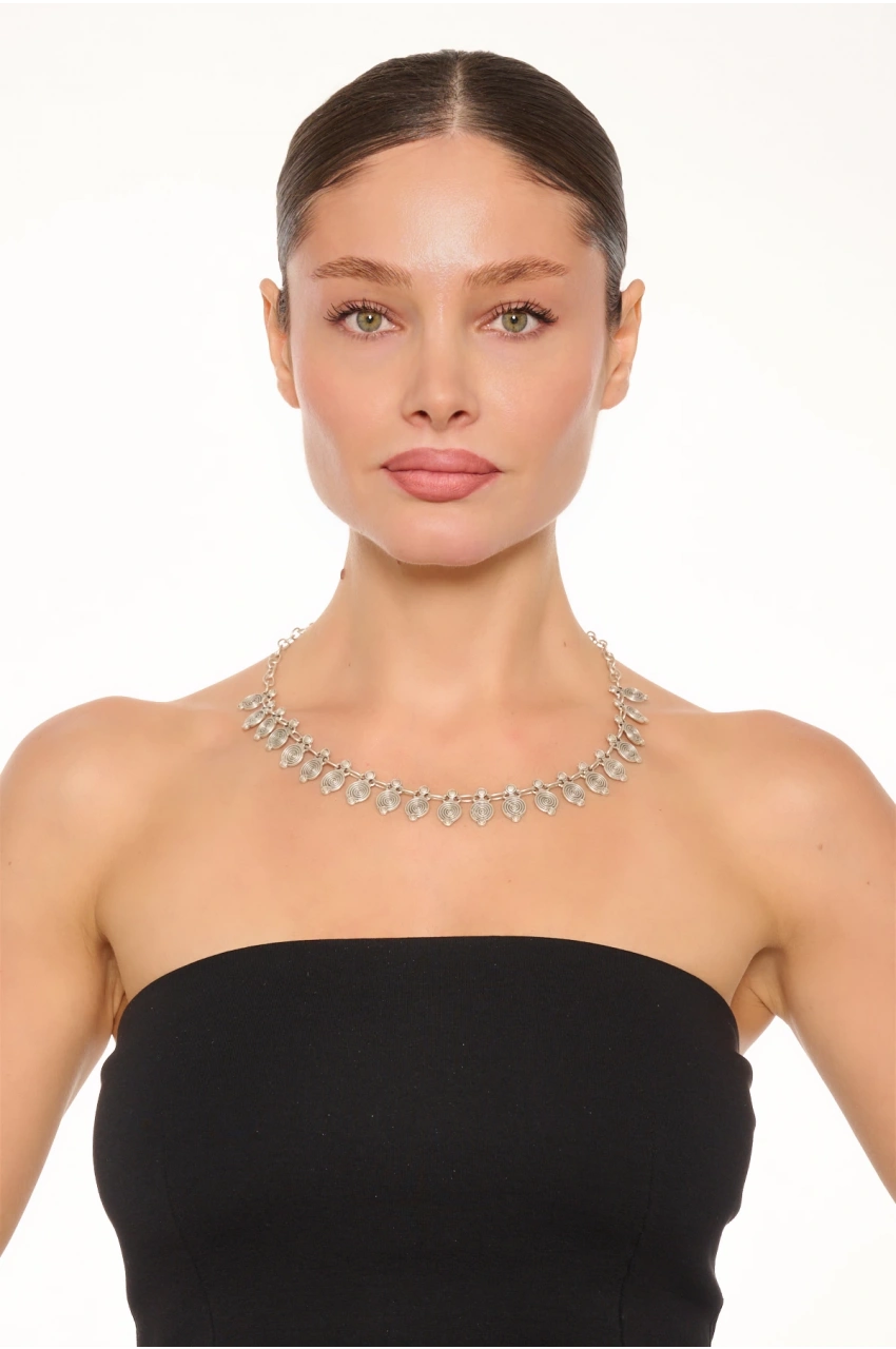 Kiraz Silver Plated Necklace