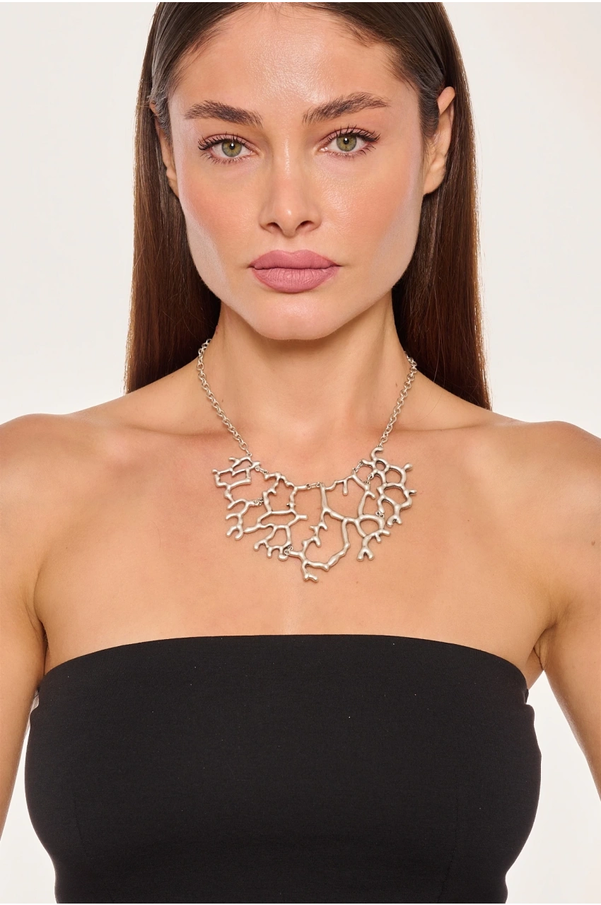 Kiraz Silver Plated Necklace