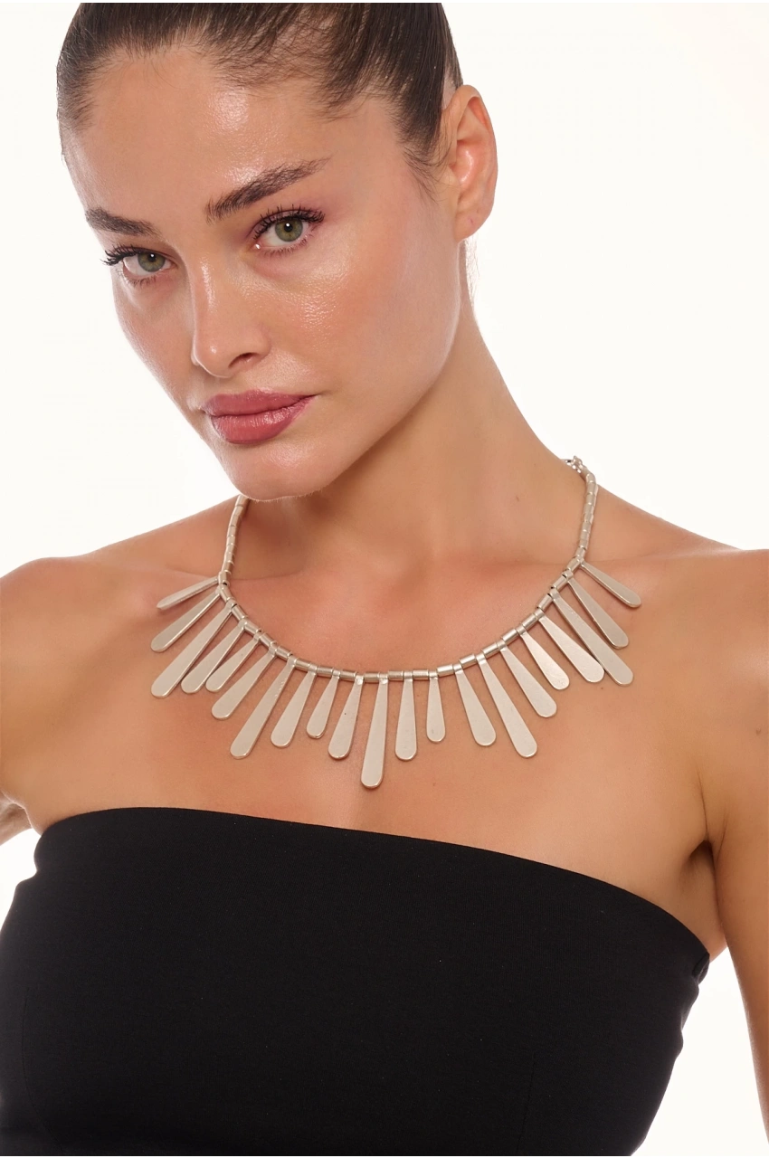 Kiraz Silver Plated Necklace