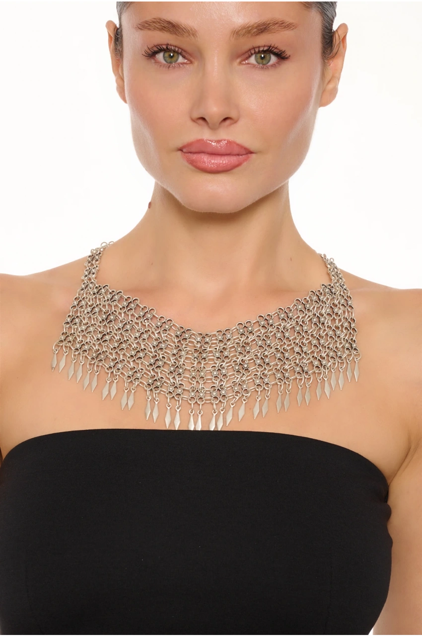 Kiraz Silver Plated Necklace