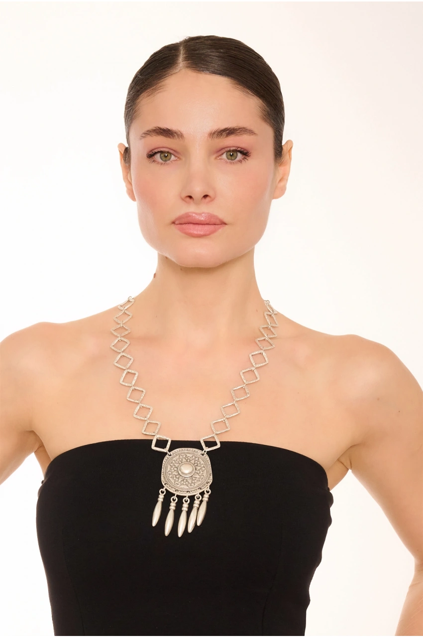 Kiraz Silver Plated Necklace