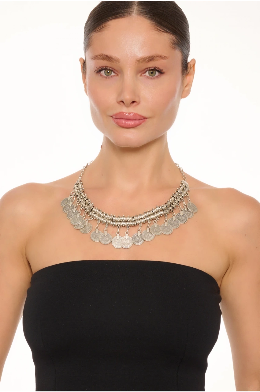 Kiraz Silver Plated Necklace