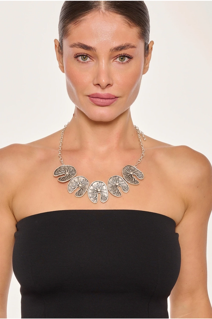 Kiraz Silver Plated Necklace