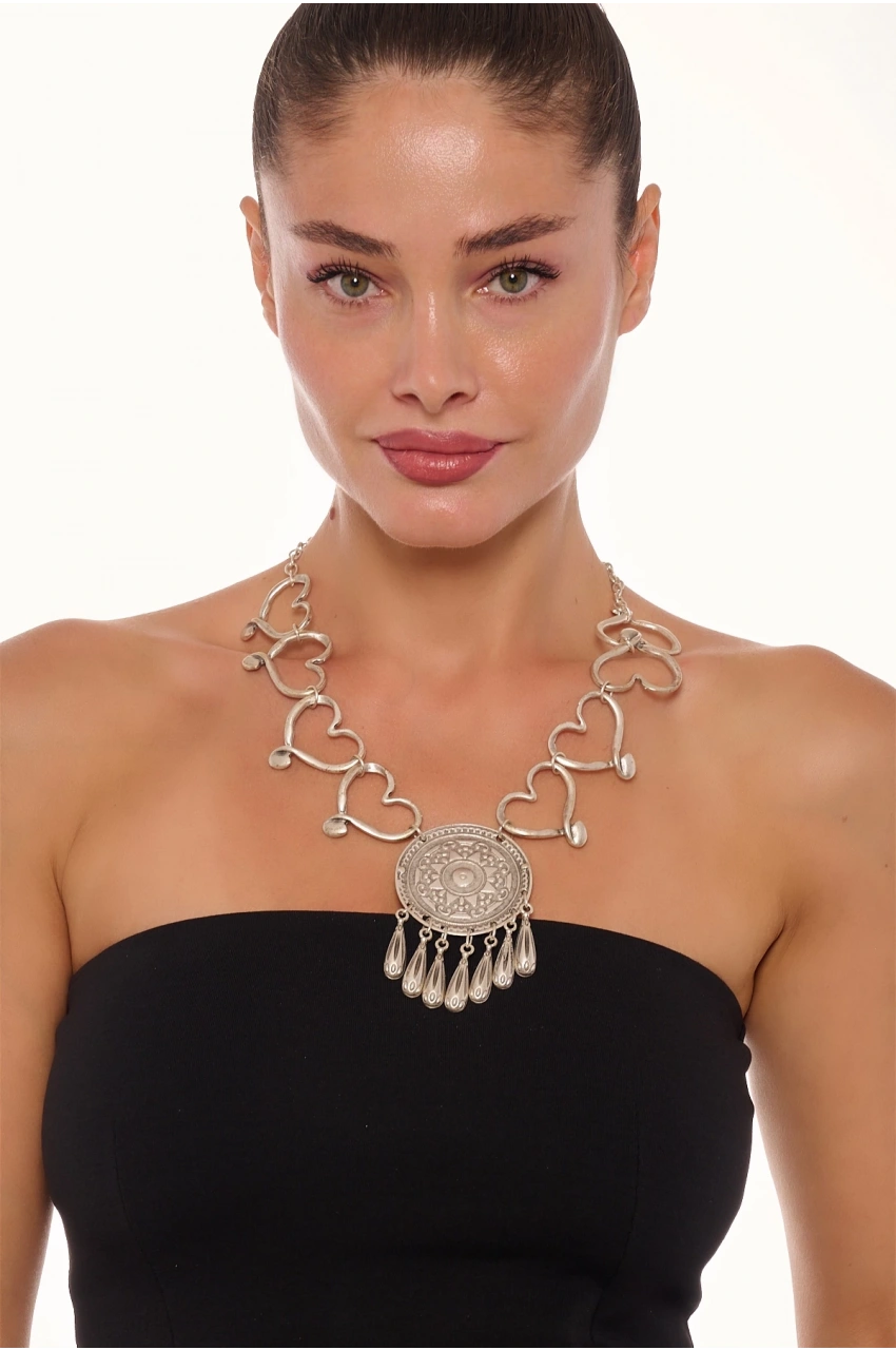 Kiraz Silver Plated Necklace