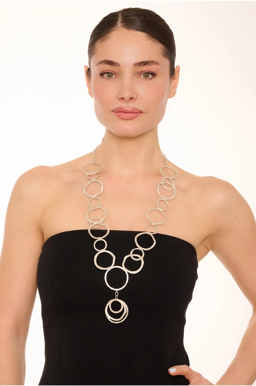 Kiraz Silver Plated Necklace