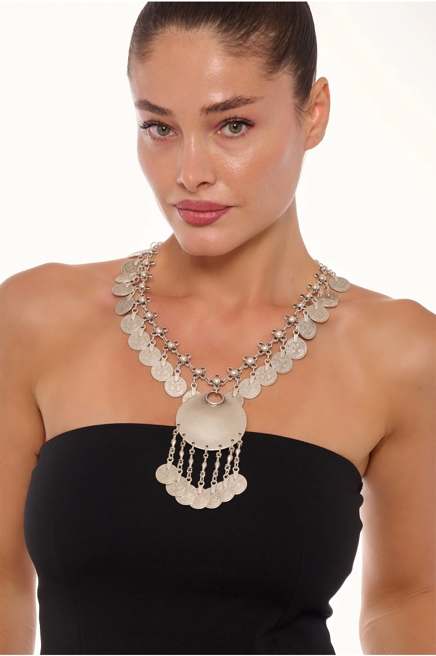 Kiraz Silver Plated Necklace