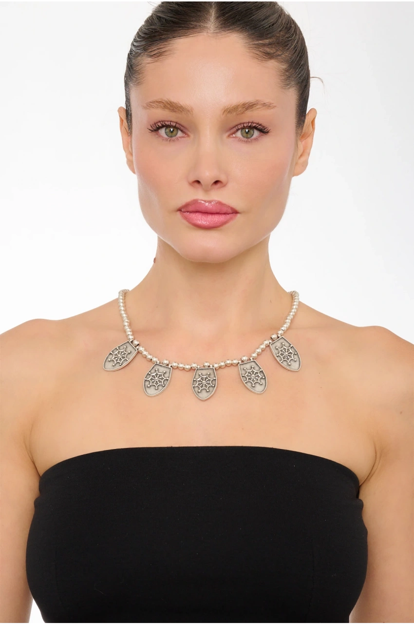 Kiraz Silver Plated Necklace