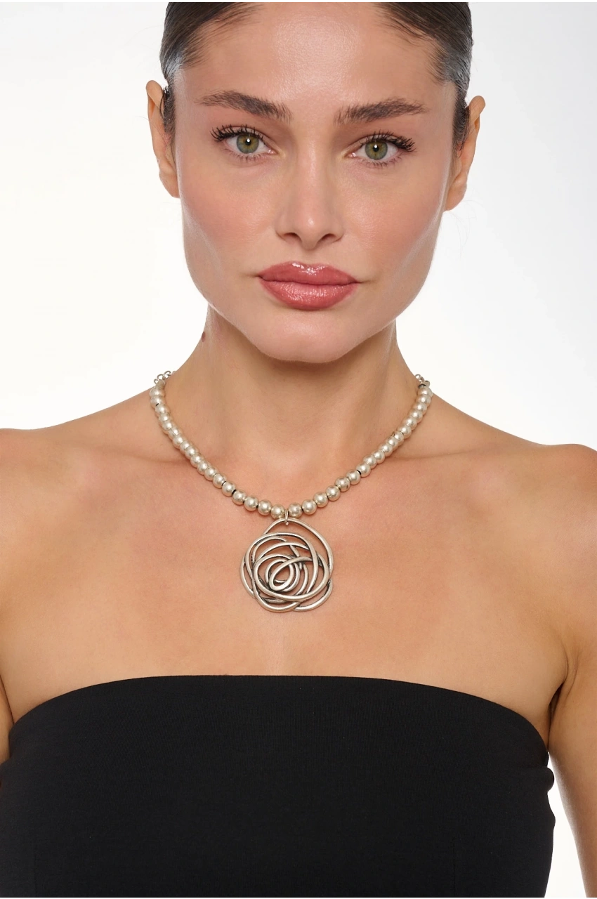 Kiraz Silver Plated Necklace