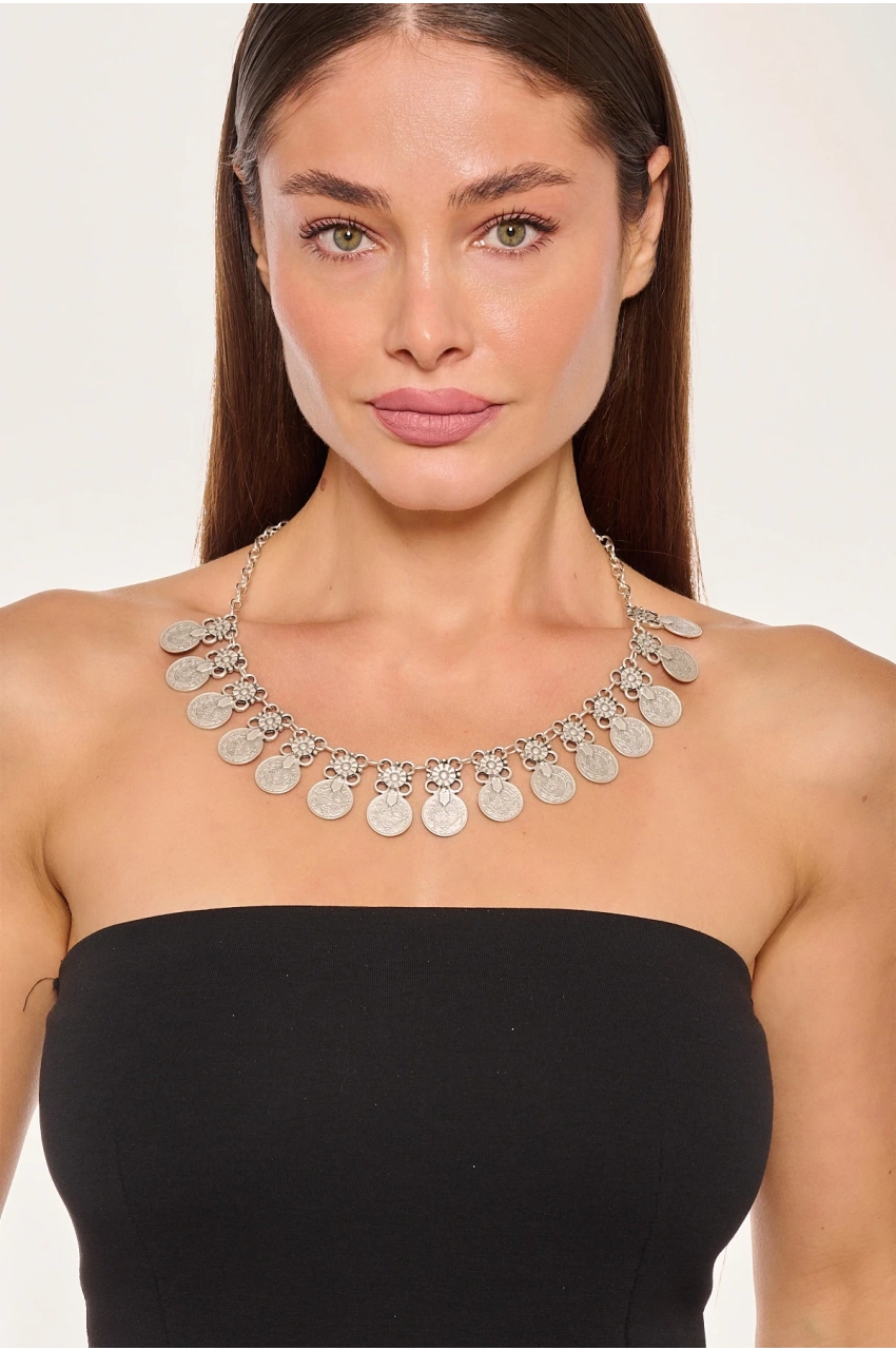 Kiraz Silver Plated Necklace