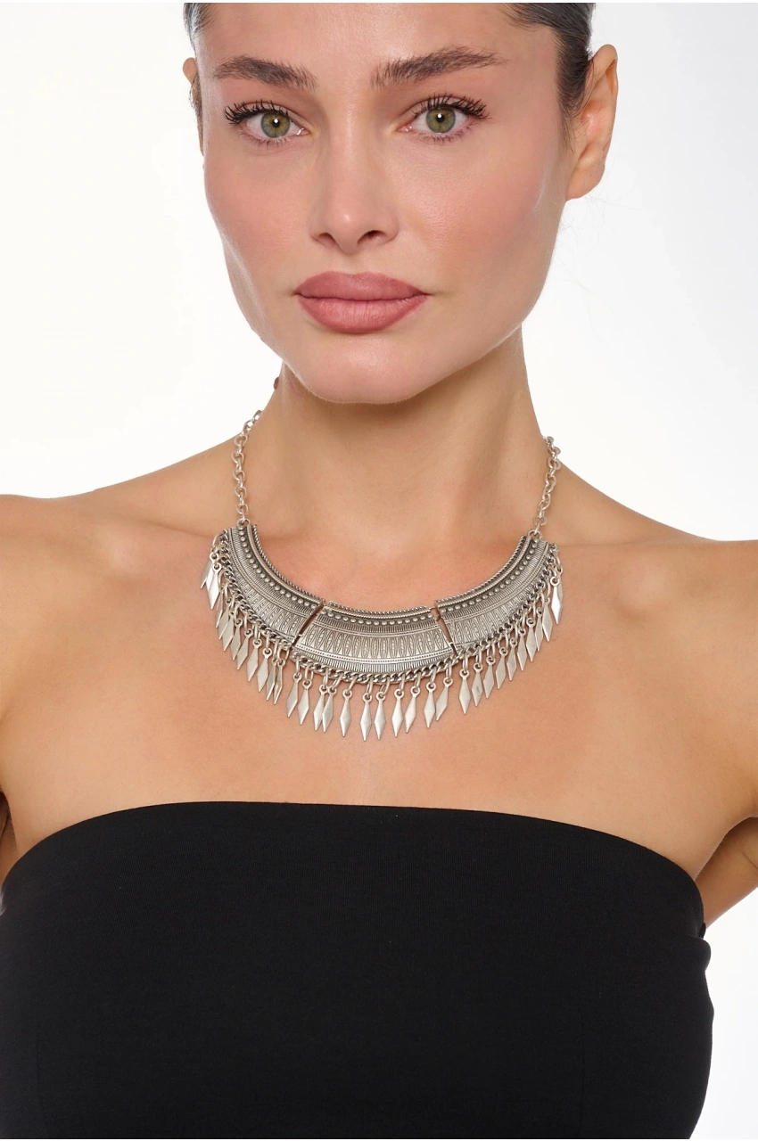 Kiraz Silver Plated Necklace